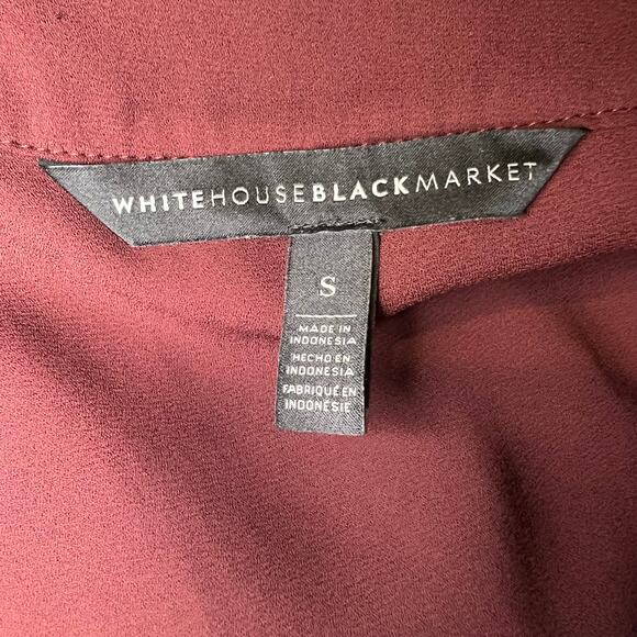 White House Black Market Women's Sleeveless Blouse Size S - Picture 3 of 4